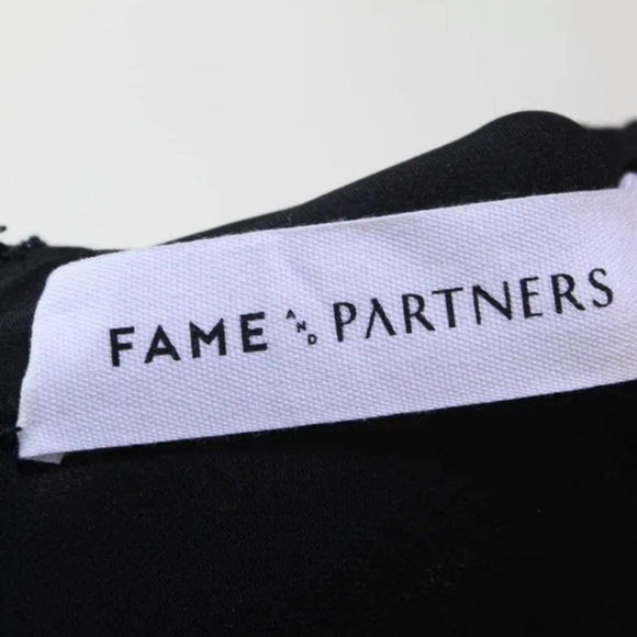 NWT FAME AND PARTNERS Black Allegra Side Cutout V Grecian Maxi Gown Size 10 - Picture 14 of 15